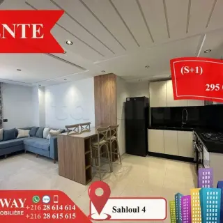Appartement S+1 neuf meublé avec ascenseur et parking en sous-sol — photo 2