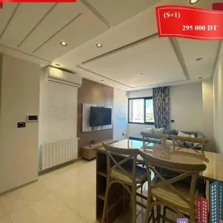 Appartement S+1 neuf meublé avec ascenseur et parking en sous-sol — photo 4