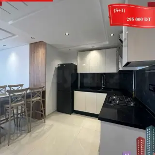 Appartement S+1 neuf meublé avec ascenseur et parking en sous-sol — photo 5