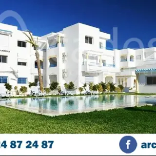 Appartamento S+2 di pregio di 112 m² in residenza con piscina, Monastir