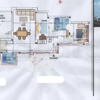 Appartement S+2 de 125 m² avec terrasse aux Jardins d'El Menzah 2