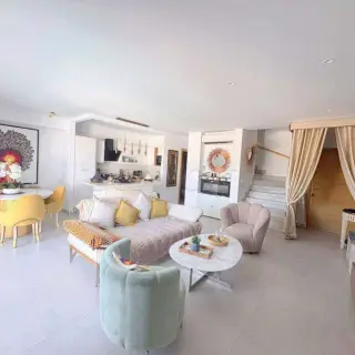 Duplex S+2 meublé avec piscine privée et vue mer à Madfoun — photo 2