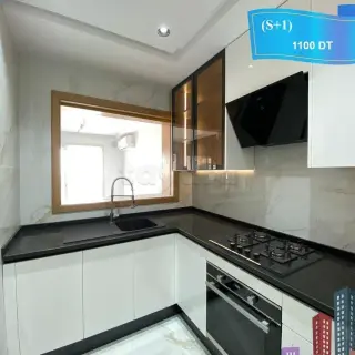 Appartement S+1 neuf, jamais habité, à Sahloul — photo 2