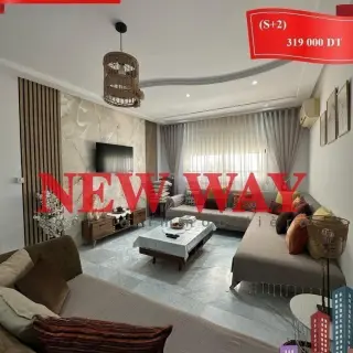 Appartement S+2 meublé de 120 m² près de la mer