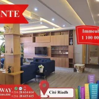 Immeuble de cinq logements sur quatre niveaux, Cité Riadh — photo 3