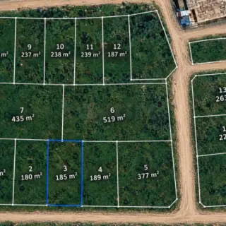Terrains de 180 à 500 m² à 5 minutes du centre de Nabeul