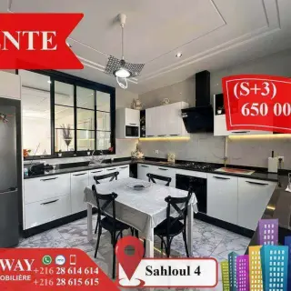 Appartement S+3 lumineux au dernier étage à Sahloul — photo 3