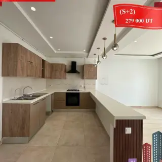 Appartement S+2 lumineux de 85 m² avec trois balcons à Sousse — photo 2