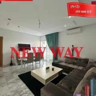 Appartement S+2 de 125 m² avec terrasse à Sahloul