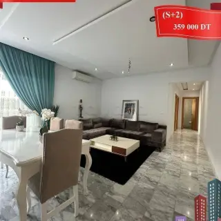Appartement S+2 de 125 m² avec terrasse à Sahloul — photo 3