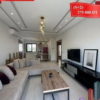 Appartement S+2 de 85 m² avec balcon à Sousse — photo 2