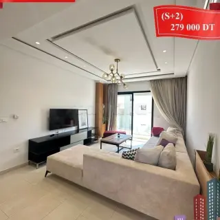 Appartement S+2 de 85 m² avec balcon à Sousse — photo 3