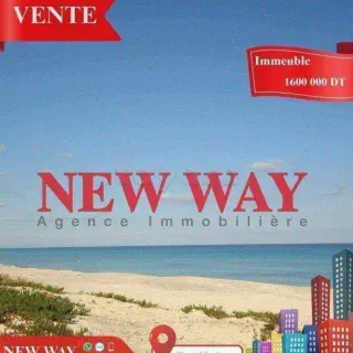 Résidence de 7 appartements S+1 avec vue mer à Chott Mariem