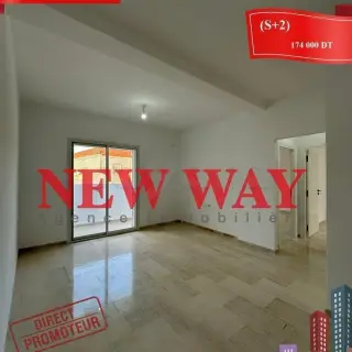 Appartement S+2 lumineux de 92 m² en direct promoteur, Cité Rayhane