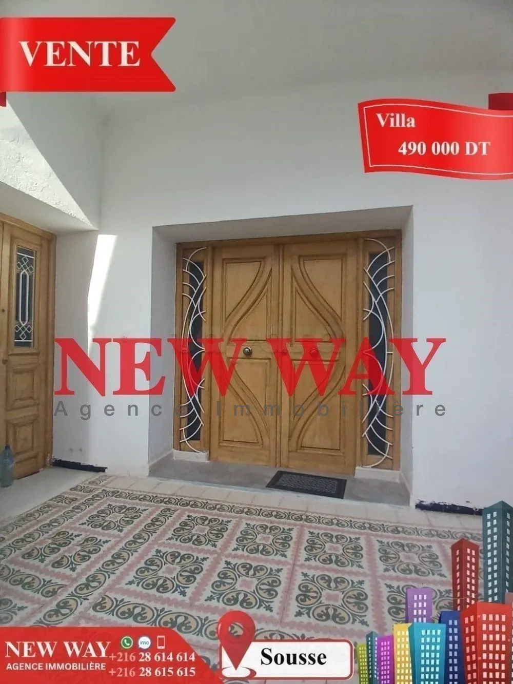Villa de plain-pied S+3 avec rez-de-jardin à Sousse — photo 1