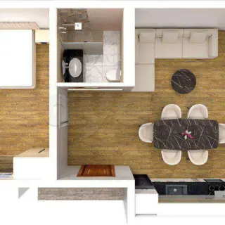 Studio de 61 m² en construction avec accès direct à la plage — photo 2