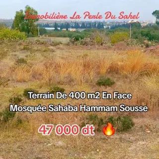 Terrain de 400 m² bien orienté à vendre à Hammam Sousse — photo 2