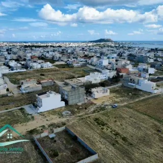Terrain d'habitation de 410 m² à cité Riadh 3, Kélibia