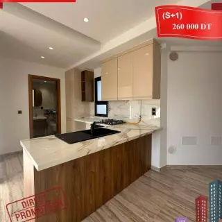 Appartement de 60 m² au quatrième étage avec parking, résidence gardée à Sahloul — photo 2