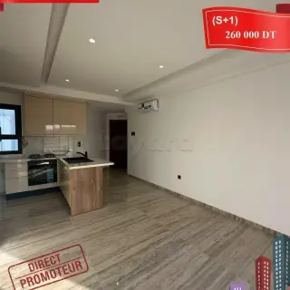 Appartement de 60 m² au quatrième étage avec parking, résidence gardée à Sahloul — photo 3
