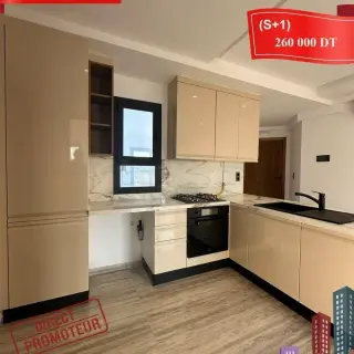 Appartement de 60 m² au quatrième étage avec parking, résidence gardée à Sahloul — photo 4