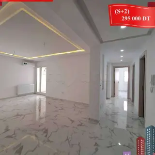 Appartement S+2 au rez-de-chaussée en résidence gardée à Sahloul — photo 2
