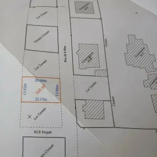 Terrain de 300 m² clôturé avec sondage et titre individuel à Chotrana 1 — photo 2