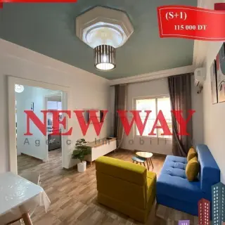 Appartement S+1 rénové et meublé de 88 m²