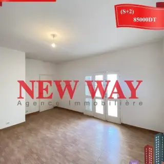 Two-bedroom apartment with balcony on the second floor in Bouhsina