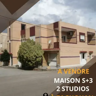 Three-bedroom house with two studios and a shop, individual title