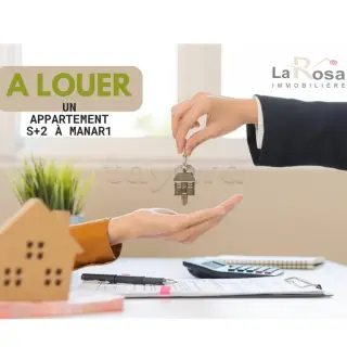 Appartement S+2 à louer, Manar 1, Tunis