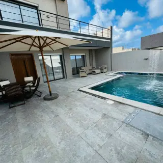 Villa avec piscine privée et garage, à 100 m de la plage à Kerkouane — photo 4