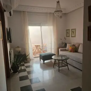 Un appartement s+1 meublé à louer aux jardins de Carthage
