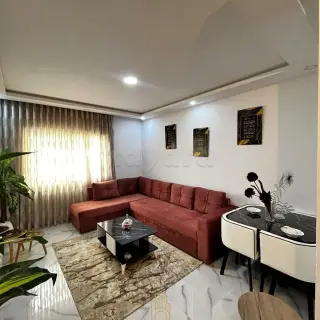Location Annuelle : Appartement S+1 Haut Standing à Afh Mrezga, Nabeul