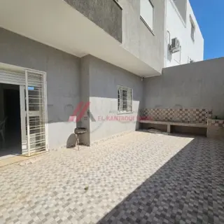 À louer réez de chaussé meublé à Hammam sousse