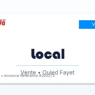 Vente Local à Sorepim Ouled fayet centre ville Alger