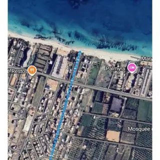 Terrain constructible de 565 m² à 900 m de la mer à Chatt Meriem — photo 3
