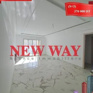 Appartement S+3 de 138,96 m² en rez-de-chaussée avec double ascenseur à Sahloul
