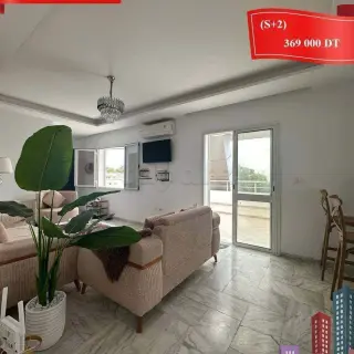 Appartement S+2 de 150 m² avec terrasse, chauffage central et parking à Sousse — photo 4