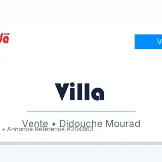 Maison à vendre