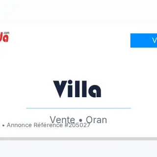 2 Villas Mitoyennes Pour Promotion Eckmuhl Oran