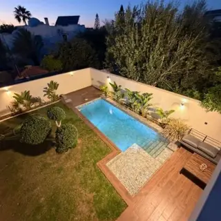 À louer une belle villa s4 haut standing avec piscine a sousse — photo 3