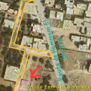 Kélibia, tomt på 220m² till salu