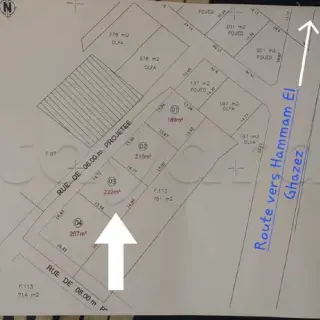 Kélibia, lot de terrain de 220m² à vendre — photo 2