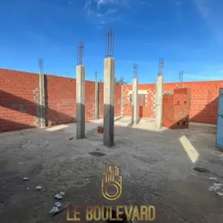 Terrain de 160 m² à double façade avec structure bâtie, ceinture Nabeul-Hammamet — photo 4