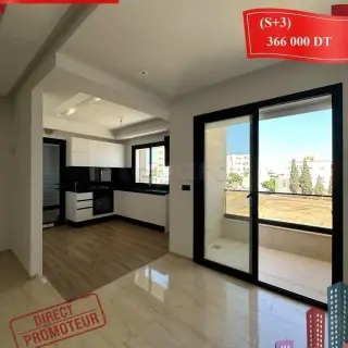 Appartement S+3 de 126 m² au dernier étage avec piscine collective, Bouhsina El Ghazali — photo 2