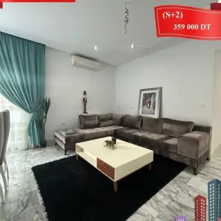Appartement S+2 de 125 m² avec terrasse et parking en sous-sol à Sahloul 4 — photo 4