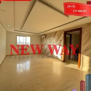 Appartement S+3 de 134 m² au sixième étage avec ascenseur, Sousse